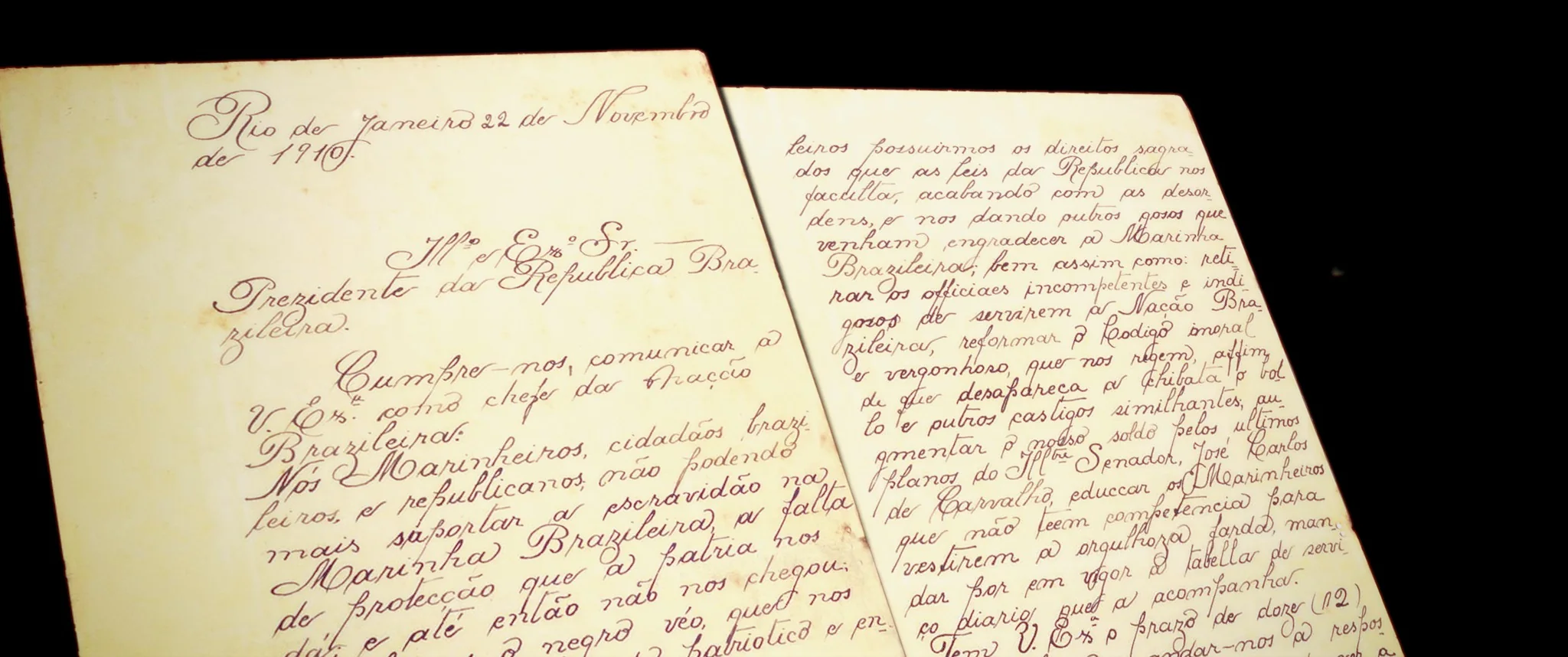 Frame cinematográfico do documentário João Cândido — Um Herói Sem Máscara